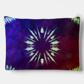 Lila-Batik groß Zubehörtasche (Rückseite)