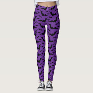 Lila Battmuster Leggings