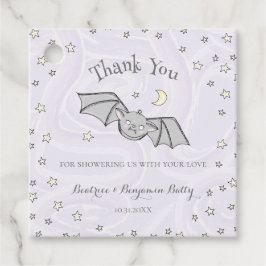 Lila Batty, Sterne & Monde Niedlich Danke Geschenkanhänger