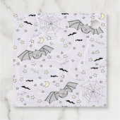 Lila Batty, Sterne & Monde Niedlich Danke Geschenkanhänger (Rückseite)