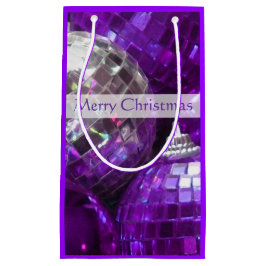 Lila Baubles Frohe Weihnachtsgeschenk Tasche klein Kleine Geschenktüte