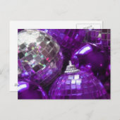 Lila Baubles Postkarte (Vorne/Hinten)