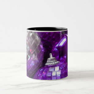 Lila Baubles Zwei-Töne-Tasse Zweifarbige Tasse