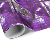 Lila Bauholzpapier Geschenkpapier (Rolleneckpunkt)