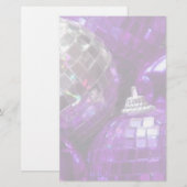 Lila Bauholzpapier hellblass Briefpapier (Vorne/Hinten)