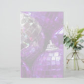 Lila Bauholzpapier hellblass Briefpapier (Stehend Vorderseite)