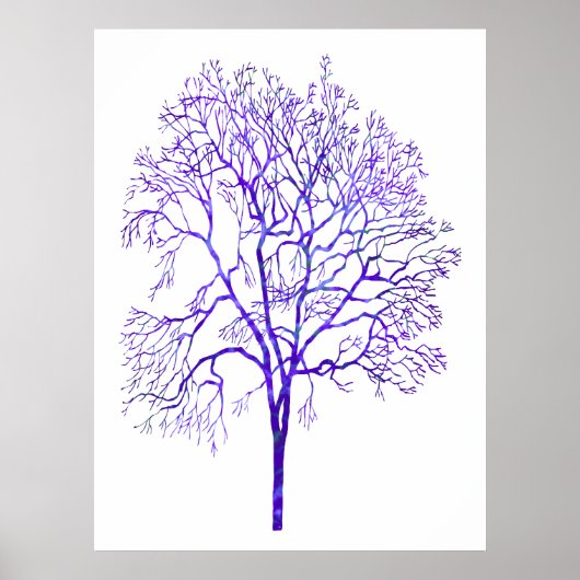 Lila Baum Poster (Vorne)