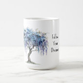 Lila Baum Träume Kaffeetasse (Mittel)