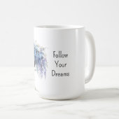 Lila Baum Träume Kaffeetasse (VorderseiteRechts)
