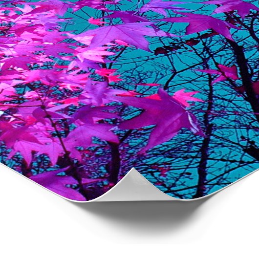 Lila Baum XI Poster (Ecke)