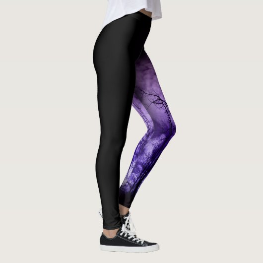 Lila Bäume Leggings (Rechts)