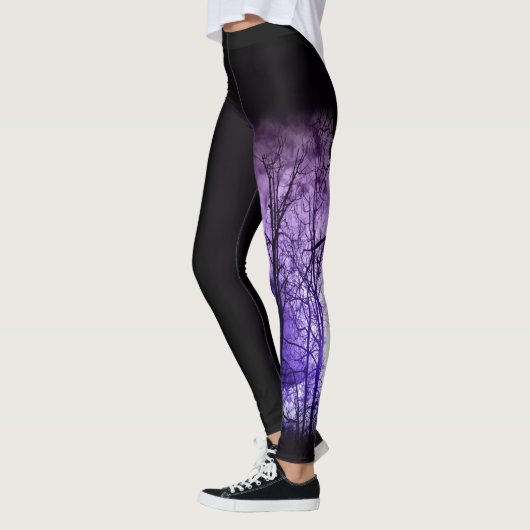 Lila Bäume Leggings (Links)
