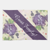 Lila Baumwolle Tee Handtuch (Horizontal)