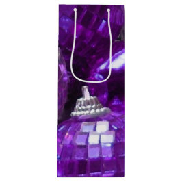 Lila Bausteinbeutel Geschenktüte Für Weinflaschen