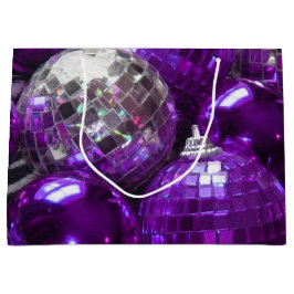 Lila Baustofftasche Große Geschenktüte