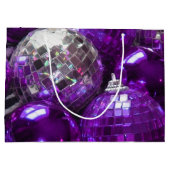 Lila Baustofftasche Große Geschenktüte (Rückseite)