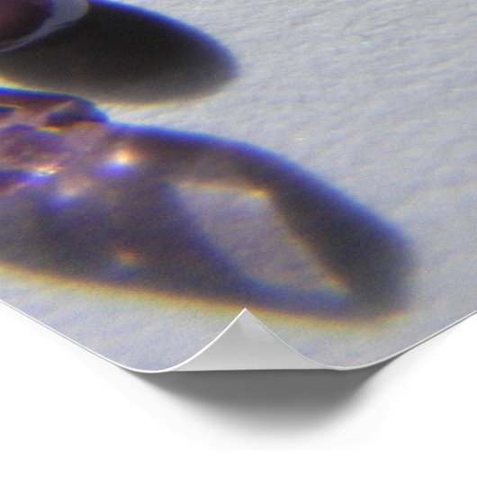 Lila Beads 1 Poster (Ecke)