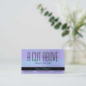 Lila Beauty Salon Visitenkarte Terminkarte (Stehend Vorderseite)