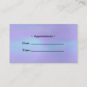 Lila Beauty Salon Visitenkarte Terminkarte (Rückseite)