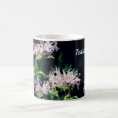 Lila Bee Balm Blume Personalisiert Kaffeetasse (Mittel)
