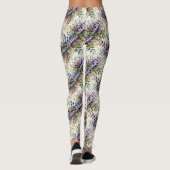 lila Beeren und Reben Leggings (Rückseite)