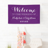 LILA Begrüßungsbanner Rustikales Gold Banner (Insitu)