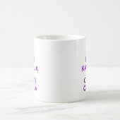 Lila Behalten Kamala und Carry Onala Kaffeetasse (Mittel)