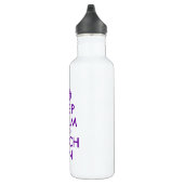Lila Behalten Ruhe und Schulung Trinkflasche (Rechts)