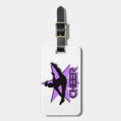 Lila Beifallgepäckumbau Gepäckanhänger (Vorderseite vertikal)