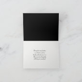 lila Beileid Vielen Dank Dankeskarte (Innenseite)