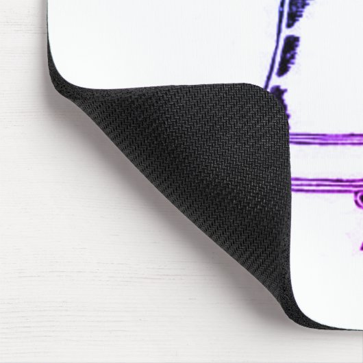 Lila Bell Mouse Mat Mousepad (Ecke)