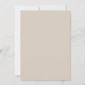 Lila bemalterer Kranz Hochzeit Einladung (Rückseite)