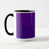 Lila, benutzerdefinierte Tasse mit oberster Matte (Links)