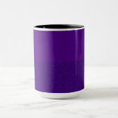 Lila, benutzerdefinierte Tasse mit oberster Matte (Zentrum)