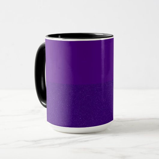 Lila, benutzerdefinierte Tasse mit oberster Matte (Vorderseite Links)