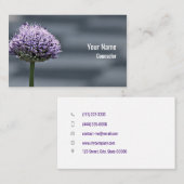 Lila Beratertherapeut Visitenkarte (Vorne/Hinten)