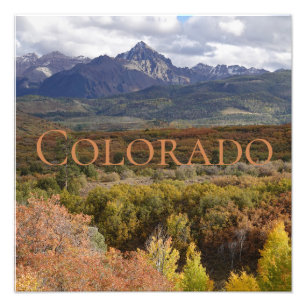 Lila Berg kontraste Colorado Fotodruck