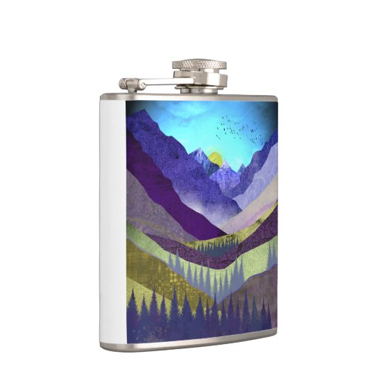 Lila Berge Majestät Flachmann (Rechts)