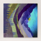 Lila Berge Majestät Puzzle (Horizontal)