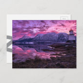 Lila Berge Postkarte (Vorne/Hinten)