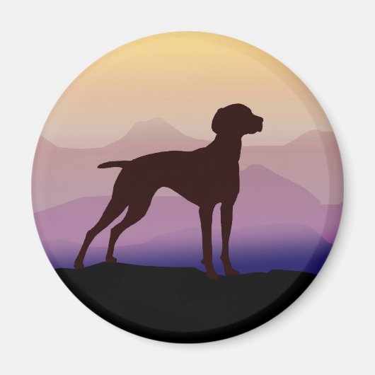 Lila Berge Vizsla Magnet (Vorne)