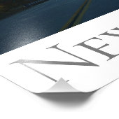 Lila Bergkontraste Neuengland Fotodruck (Ecke)