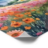 Lila Bergmallesta Poster (Ecke)