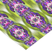 Lila Berries Abstrakte Natur Kurzer Tischläufer (Ecke)