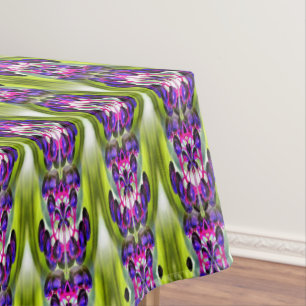 Lila Berries Abstrakte Natur Tischdecke