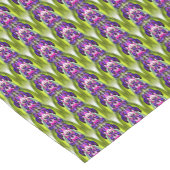 Lila Berries Abstraktes Naturelemuster     Kurzer Tischläufer (Ecke)