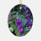 Lila Berries Foto Ornament (Rechts)