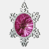 Lila Bersten Schneeflocken Zinn-Ornament (Rechts)