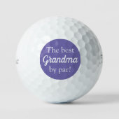 Lila Beste Oma par Mutter-Day Golf Balls Golfball (Vorderseite)