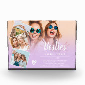 Lila Bestseller schreiben 4 Fotos Collage Grid (Vorderseite)